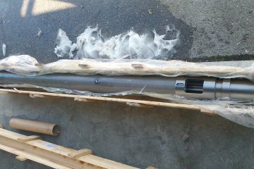 Injection molding unit dia 90 mm ( screw, barrel, valve ) - Macedonia, year 2017.