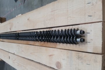 Compounding screw elements and barrels dia 38 mm, Czech Republic 2018