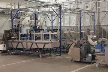 Regranulacyjna linia do produkcji żyłky DSL 150