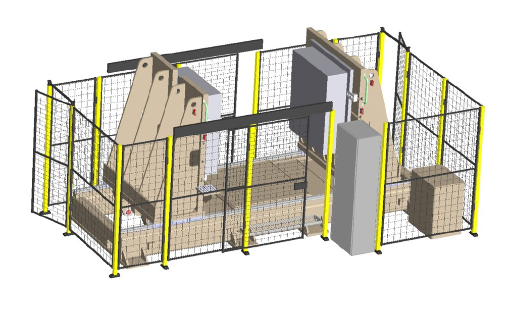 Hydraulic mould opener