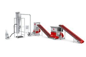 Granulator for foils