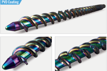 Screws with PVD coating