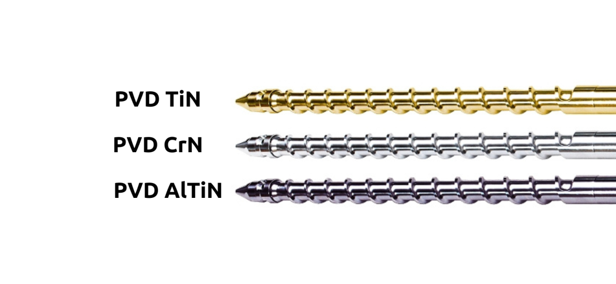 PVD coated screw AlTiN