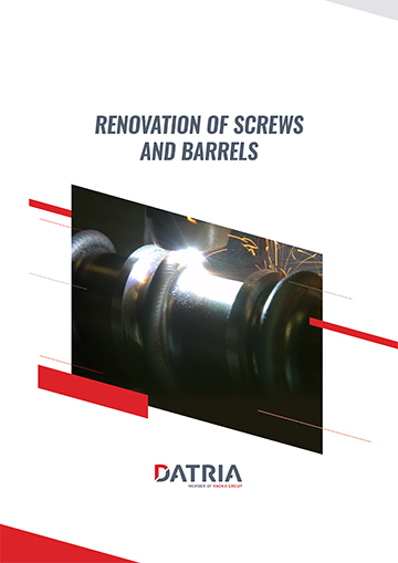 Renovations of screws and barrels